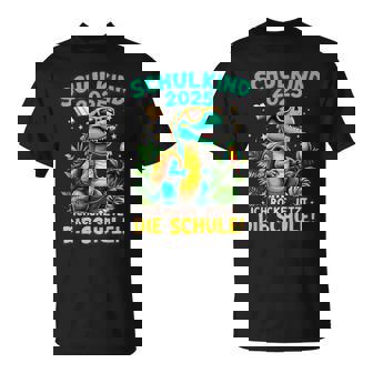 Kinderchulkind 2025 Dino T-Rex Cool Einschulung Erste Klasse T-Shirt - Geschenkecke
