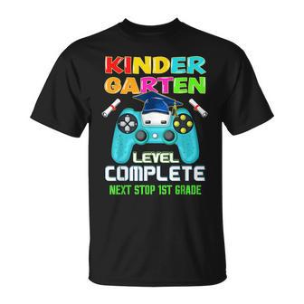 Kindergarten Level Complete Graduation 2025 Gaming Boys T-Shirt - Thegiftio UK