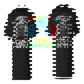 Kindergarten Level Complete Graduation Class 2025 Gamer Boys T-Shirt - Monsterry