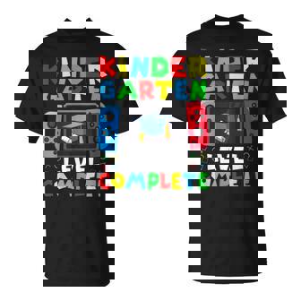 Kindergarten Level Complete Graduation Class 2025 Gamer Boys T-Shirt - Thegiftio