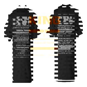 King Completely Unexplainable Notices Everything But Won’T Say It Name T-Shirt | Seseable UK