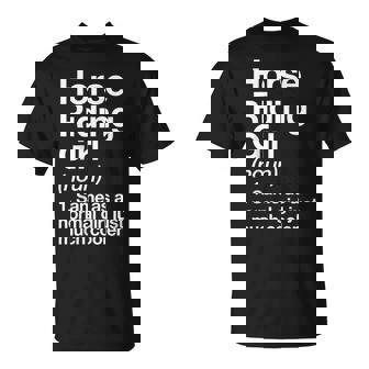 La Chica De La Equitación Definition Deportes Team Camiseta unisex - Regaloses