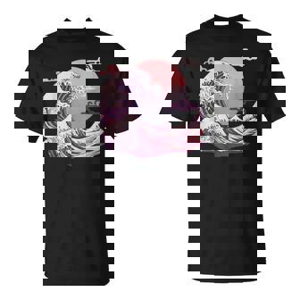 La Grandeague De Kanagawa Hokusai Japonais T-Shirt - Cadeauxyz