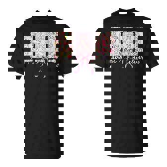 Labor And Delivery Nurse Spring Coquette Bow L&D Nurse T-Shirt - Monsterry