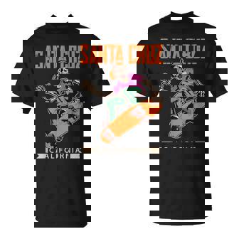 Laid Back スケルトン スケートボーダー サンタクルーズ Tシャツ - Kawaiitshirt