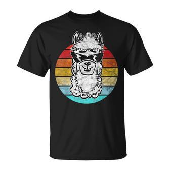 Lama Alpaca Gafas Deol Con Diseño De Alpaca Camiseta unisex - Regaloses