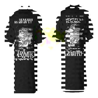 Largemouth Hunter 面白いビッグバス釣りユーモア Tシャツ - Kawaiitshirt