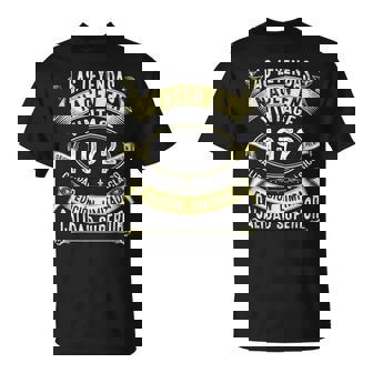 Las Leyendas Nacen En 1972 53 Años Cumpleaños Hombre Regalo Camiseta unisex - Regaloses