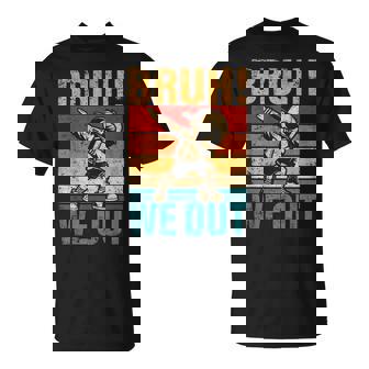 Last Day Of School Dabbing Boy Bruh We Out Student Squad T-Shirt | Mazezy