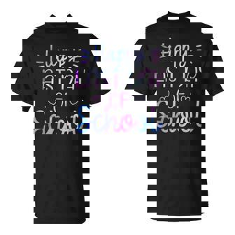 Last Day Of School Tie Dye Teacher School Graduation T-Shirt - Monsterry