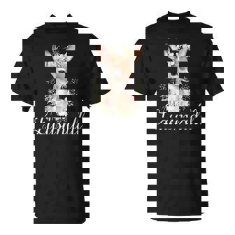 Lausmadl Reh Damen Trachten Mädchen Trachten Hirsch T-Shirt - Seseable