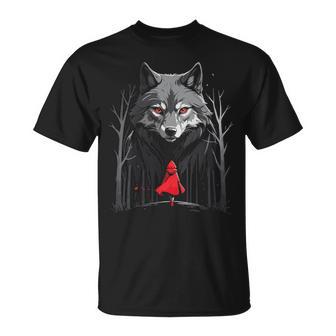 Le Petit Chaperon Rouge Et Le Loup – Contes De Féesombres T-Shirt - Cadeauxyz