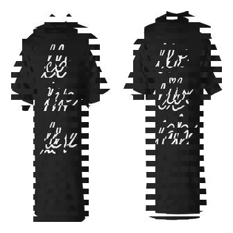 Lebe Liebe Lache Positive Lebensstellung T-Shirt - Geschenkecke