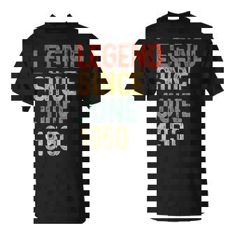 Legend 1950 75Th Birthday For 75 Year Old T-Shirt - Monsterry