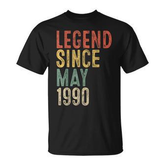 Legend 1990 35Th Birthday For 35 Year Old T-Shirt - Thegiftio UK