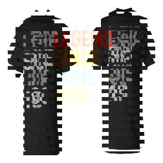 Legend 1990 35Th Birthday For 35 Year Old T-Shirt - Monsterry