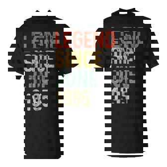 Legend 1995 30Th Birthday For 30 Year Old T-Shirt - Monsterry
