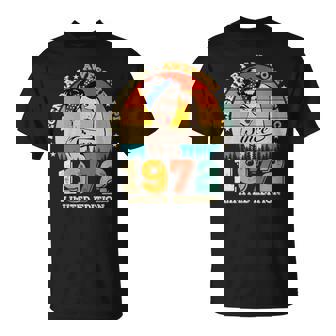 Legendario De 53 Años Desde 1972 Impresionante 53 Cumpleaños Es Cuello Camiseta unisex - Regaloses