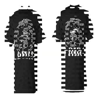 Leónidas Rey De Esparta Casco Espartano Antiguo Camiseta unisex - Regaloses