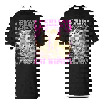 Lesbians Eat What Cat Gay Pride Month Lgbtq Pun T-Shirt - Monsterry