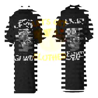 Let's Getlothed テキーラ-面白い飲酒ナマケモノ Tシャツ - Kawaiitshirt