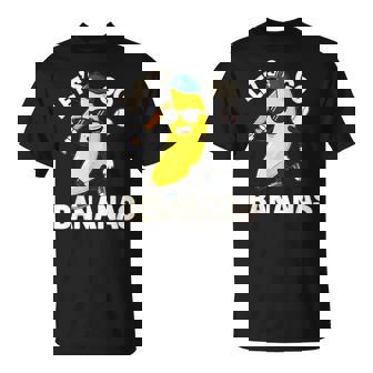 Let's Go Bananas Baseball Banana Cool Cartoon Sports T-Shirt - Thegiftio