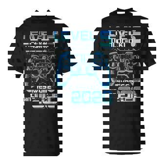 Level 5 Unlocked Video Game Party 6Th Birthday Gamer Boys T-Shirt - Thegiftio