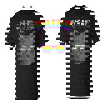 Lgbt Britishhorthair Cat Gay Pride Rainbow Lgbtq Kitty Tシャツ - Kawaiitshirt