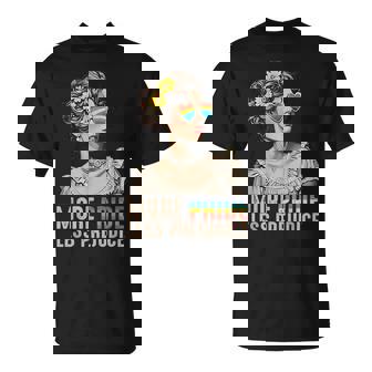 Lgbt Equal Rights More Pride Less Prejudice Rainbow Lgbtq T-Shirt - Monsterry