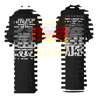 Life Is Better With Music Lover N Girls Boys Musician T-Shirt - Thegiftio