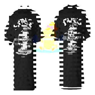 Lindo Polluelo Fitness Entrenamiento Divertido Es Gimnasio Entrenamiento Camiseta unisex - Regaloses