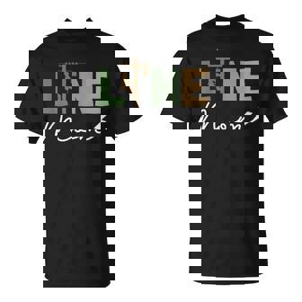 Line Mom Lineman Mom Of A Lineman Mama Proud Line Mother T-Shirt - Monsterry
