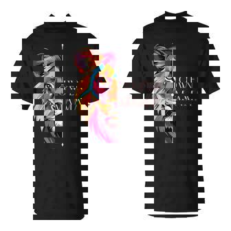 With Lion Mum Mother Colourful Motif For Mother's Day Or Birthdays S T-Shirt - Seseable