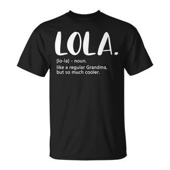 Lola For Mother's Day Idea For Grandma Lola T-Shirt - Thegiftio UK
