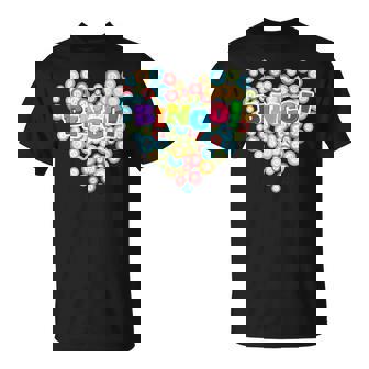 Loterie Loto Cœur Amour Cadeau Pour Un Joueur De Bingo T-Shirt - Cadeauxyz