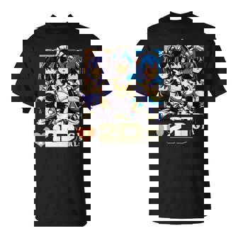 I Love 2D Girls ファニーメイド アニメ マンガ Manwha Waifu Otaku Tシャツ - Kawaiitshirt