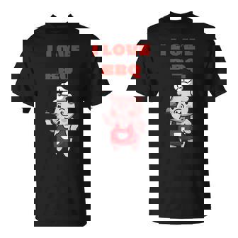 I Love Bbq グリル & スモーカー Tシャツ - Kawaiitshirt