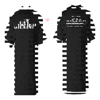 I Love My Beautiful Girlfriend I Heart My Beautiful Gf T-Shirt | Mazezy