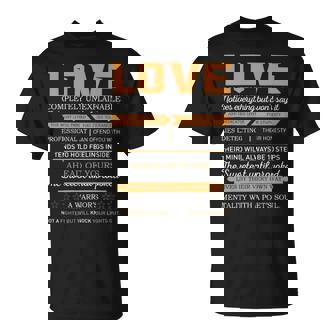 Love Completely Unexplainable Notices Everything But Won’T Say It Name T-Shirt | Seseable CA