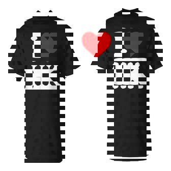 I Love Hk Heart Hong Kong Tシャツ - Kawaiitshirt