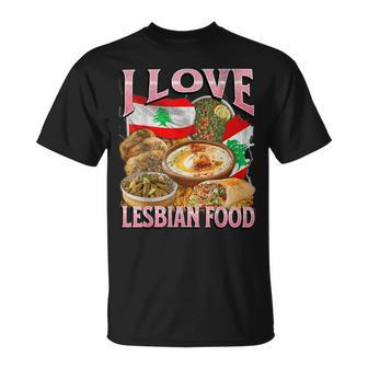 I Love Lesbian Food Lebanese Food Meme Bootleg T-Shirt - Thegiftio UK