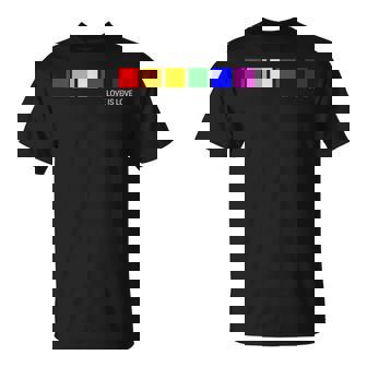 Love Is Love Lgbt Gay Orgullo Arco Iris El Amor Es Amor Retro Camiseta unisex - Regaloses