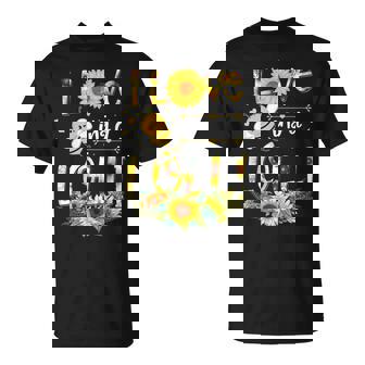 I Love Being A Lolli Sunflower Bee Mother's Day Womens T-Shirt - Monsterry