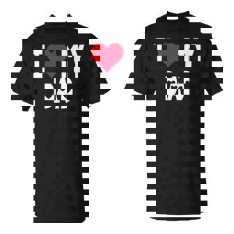 I Love My Dad シャツ I Heart Dad Love Dad Tシャツ - Kawaiitshirt