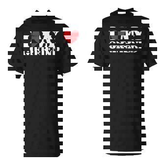 I Love My Girlfriend I Heart My Gf バレンタインデー Tシャツ - Kawaiitshirt