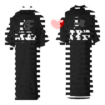 I Love Nina 私は愛する Nina Tシャツ - Kawaiitshirt