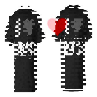 I Love Rv のレクリエーションビークル キャンプ キャンピングカー 旅行 旅行 Tシャツ - Kawaiitshirt