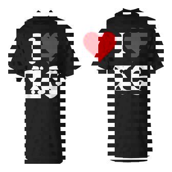 I Love Xg Initials I Heart XG First Last Name X G Tシャツ - Kawaiitshirt