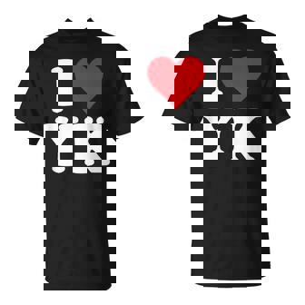 I Love Yk Initials I Heart YK First Last Name Y K Tシャツ - Kawaiitshirt