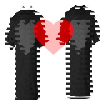 I Love You レッドハート バレンタインデー 絵文字 Tシャツ - Kawaiitshirt